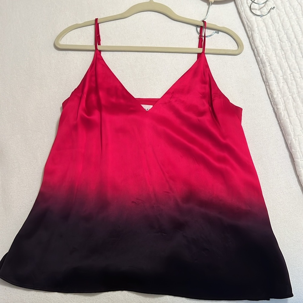 Cami NYC Pink Ombré Silk Tank